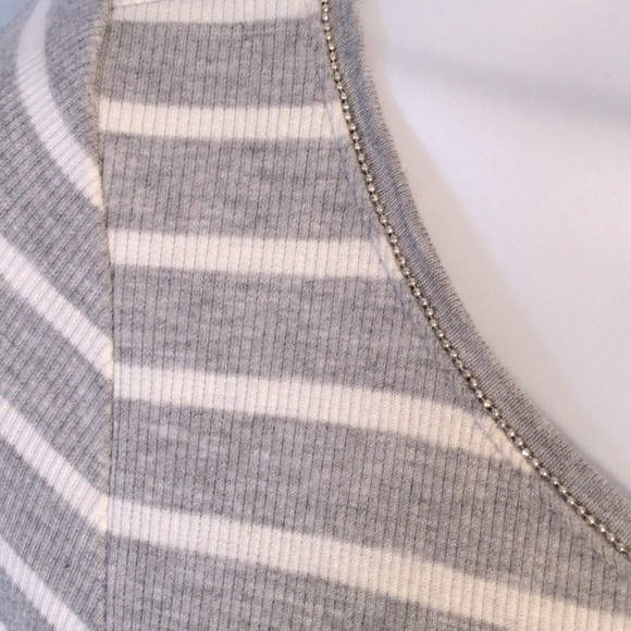 White House Black Market Long Sleeve Striped Tunic/Dress Sz S - Picture 5 of 12